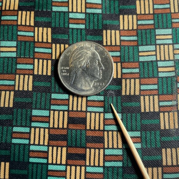 Elsa Schiaparelli Vintage Geometric Scarf – Modernist 1960s Design - Picture 12 of 13